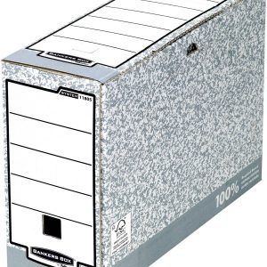 Bankers Box Archiefdoos 1080501 11.1 cm x 26.5 cm x 32.7 cm Karton (dun) Grijs, Wit 1 stuk(s) Bankers Box Archiefdoos 1080501 11.1 cm x 26.5 cm x 32.7 cm Karton (dun) Grijs, Wit 1 stuk(s)