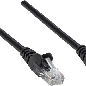 Intellinet 318754 RJ45 Netwerkkabel, patchkabel CAT 6A S/FTP 0.50 m Zwart Afgeschermd (enkel), Afscherming totaal, Halog Intellinet 318754 RJ45 Netwerkkabel, patchkabel CAT 6A S/FTP 0.50 m Zwart Afgeschermd (enkel), Afscherming totaal, Halog