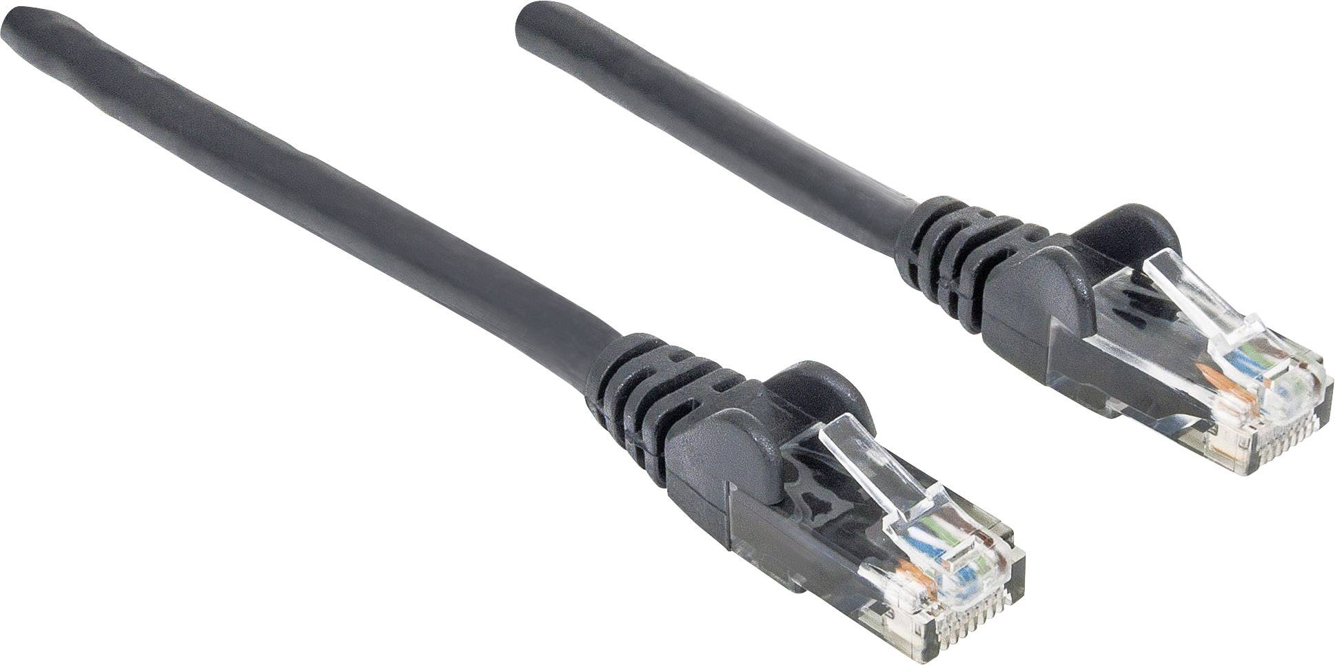 Intellinet 342056 RJ45 Netwerkkabel, patchkabel CAT 6 U/UTP 1.50 m Zwart 1 stuk(s)