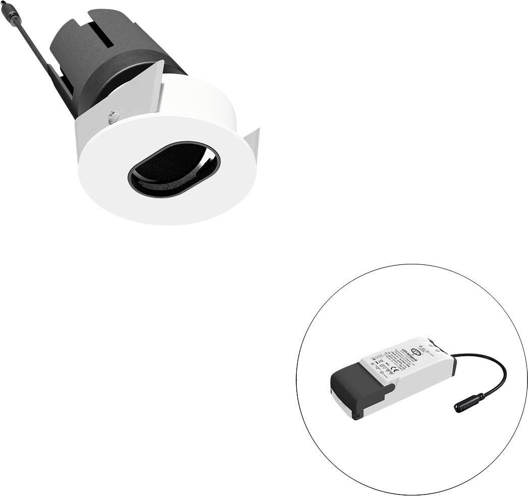 EVN F08RXXXM1340L24P F08RXXXM1340L24P LED-plafondspot