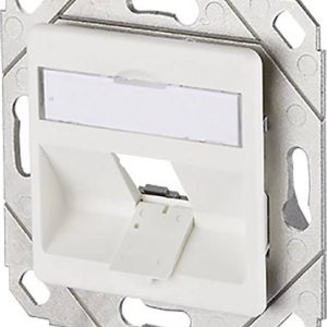 Metz Connect Modul Dose 1Port UPk unbest.RW Netwerkdoos Inbouw (in muur) Inzet met centraalstuk Zonder connectoren 1 poo