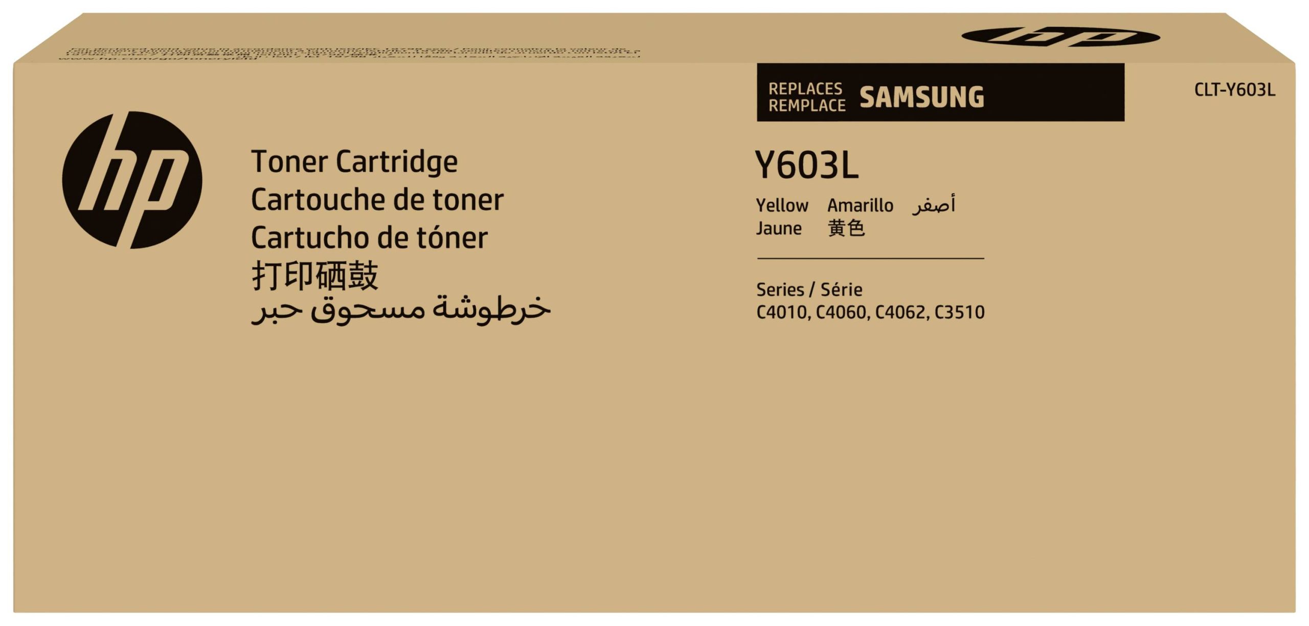 HP Toner CLT-Y603L Origineel Geel 10000 bladzijden SU557A