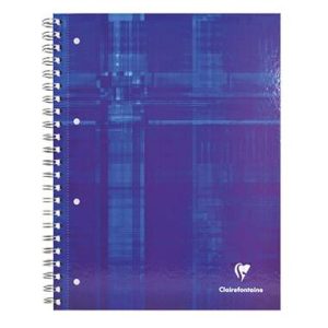 Clairefontaine 82123C Collegeblok Blauw DIN A4 Geruit Aantal pagina’s: 80 Clairefontaine 82123C Collegeblok Blauw DIN A4 Geruit Aantal pagina’s: 80