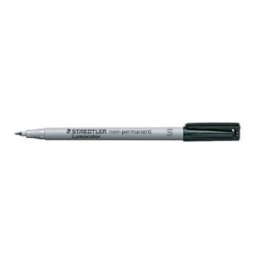Staedtler Foliestift Lumocolor S non-permanent 311 311-9 Zwart Staedtler Foliestift Lumocolor S non-permanent 311 311-9 Zwart
