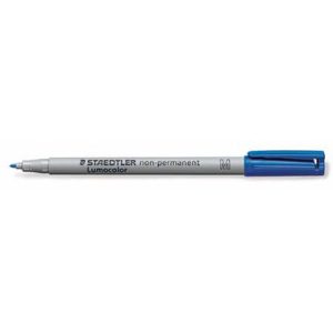Staedtler Foliestift Lumocolor M non-permanent 315 315-3 Blauw Staedtler Foliestift Lumocolor M non-permanent 315 315-3 Blauw