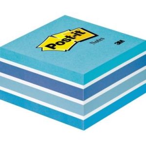 Post-it Plaknotitiekubus 2028B 76 mm x 45 mm Pastelblauw 450 vellen Post-it Plaknotitiekubus 2028B 76 mm x 45 mm Pastelblauw 450 vellen