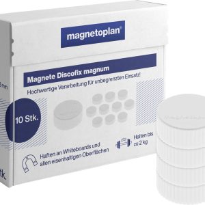 magnetoplan Magneet Discofix Magnum (Ø x h) 34 mm x 13 mm Rond Wit 10 stuk(s) 1660000 magnetoplan Magneet Discofix Magnum (Ø x h) 34 mm x 13 mm Rond Wit 10 stuk(s) 1660000