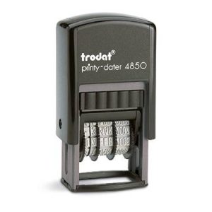 Trodat Printy-Dater Datumstempel 23 x 12 mm (bxh) Zwart Trodat Printy-Dater Datumstempel 23 x 12 mm (bxh) Zwart