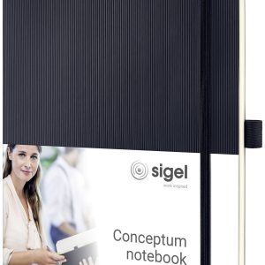 Sigel CONCEPTUM® CO308 Notitieboek Dotted (punten) Zwart Aantal pagina’s: 97 DIN A4 Sigel CONCEPTUM® CO308 Notitieboek Dotted (punten) Zwart Aantal pagina’s: 97 DIN A4