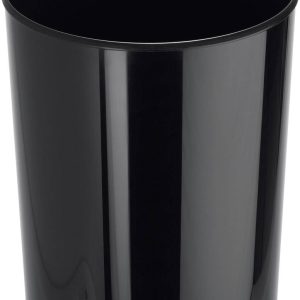 HAN i-LINE 18200-13 Prullenbak 20 l (Ø x h) 28.3 cm x 34 cm Styreen-methyl-methacrylaat Zwart 1 stuk(s)