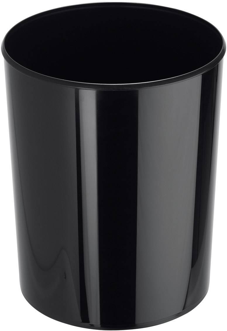 HAN i-LINE 18200-13 Prullenbak 20 l (Ø x h) 28.3 cm x 34 cm Styreen-methyl-methacrylaat Zwart 1 stuk(s)