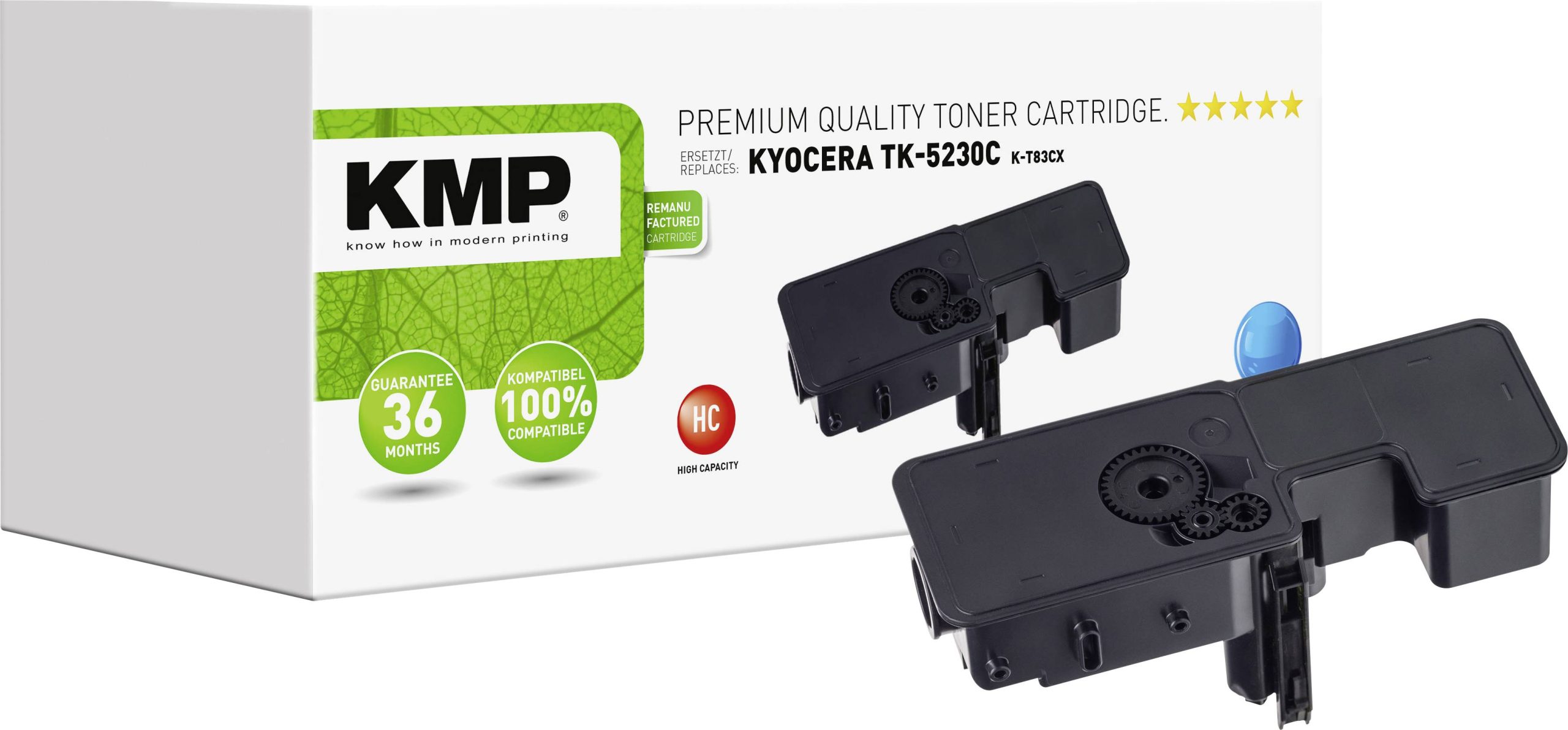 KMP Tonercassette vervangt Kyocera TK-5230C Compatibel Cyaan 2200 bladzijden K-T83CX