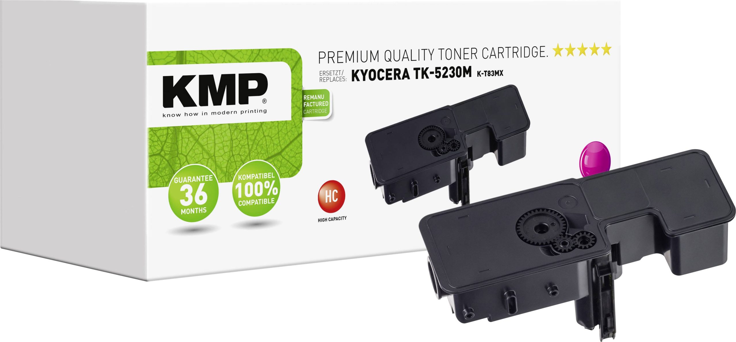 KMP Tonercassette vervangt Kyocera TK-5230M Compatibel Magenta 2200 bladzijden K-T83MX