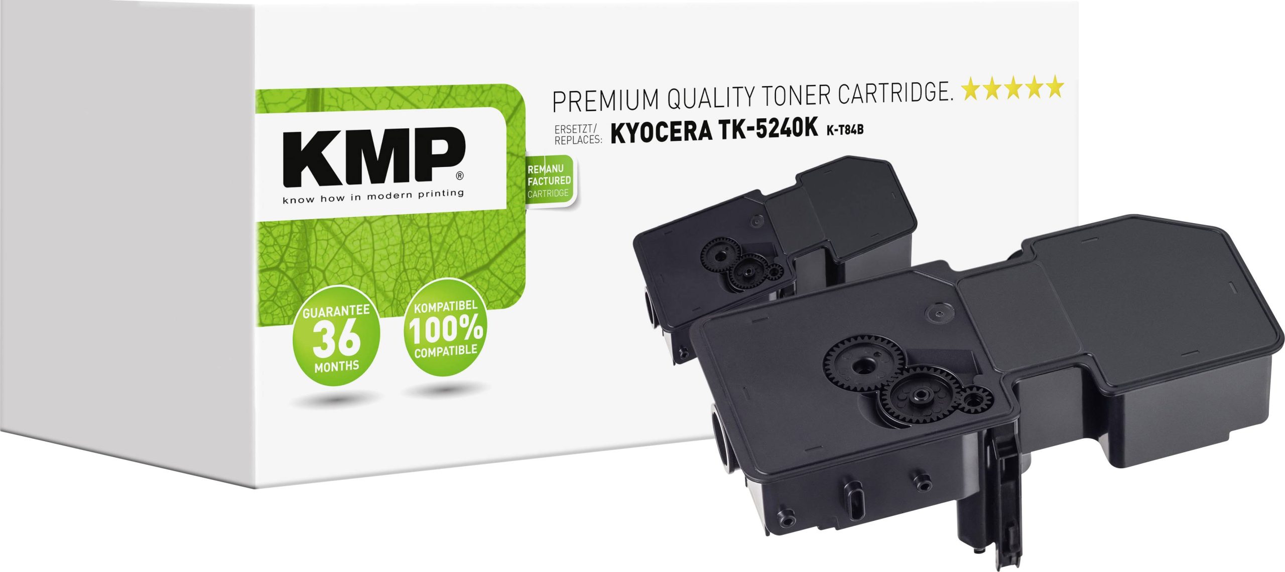 KMP Toner vervangt Kyocera TK-5240K Compatibel Zwart 4000 bladzijden K-T84B 2912,0000
