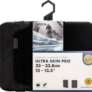 Dicota Laptophoes Ultra Skin PRO 13-13.3 Geschikt voor max. (laptop): 33,8 cm (13,3″) Zwart Dicota Laptophoes Ultra Skin PRO 13-13.3 Geschikt voor max. (laptop): 33,8 cm (13,3″) Zwart