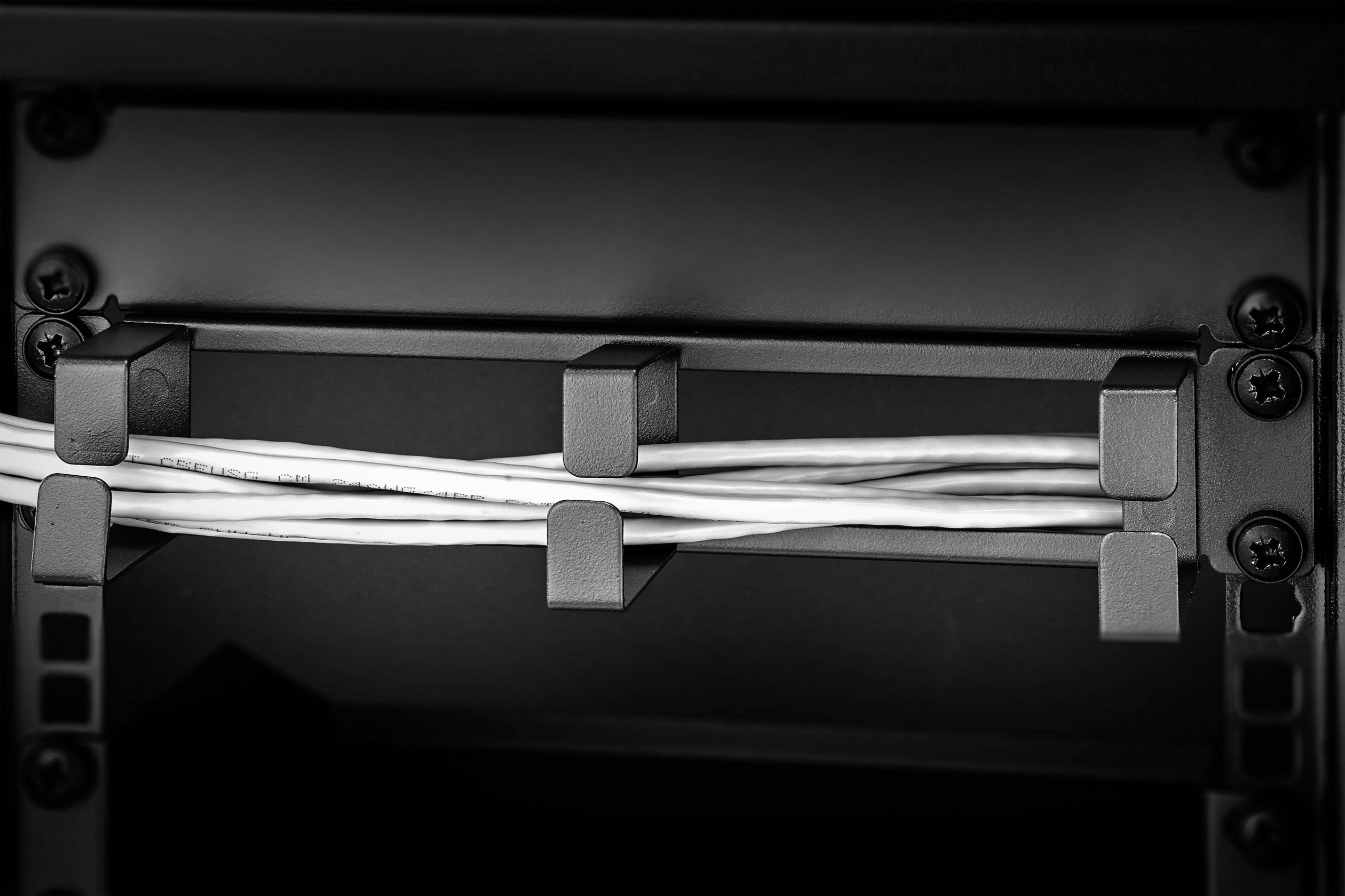 Renkforce RF-3429154 10 inch Kabelgeleiding voor patchkast 1 HE Zwart