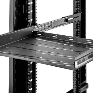 Renkforce RF-3432150 19 inch Apparaatbodem voor patchkast 1 HE Uittrekbaar Geschikt voor kastdiepte: vanaf 500 mm Zwart Renkforce RF-3432150 19 inch Apparaatbodem voor patchkast 1 HE Uittrekbaar Geschikt voor kastdiepte: vanaf 500 mm Zwart