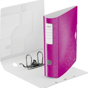 Leitz Ordner 1106 Active WOW DIN A4 Rugbreedte: 82 mm Roze (metallic) 2 beugels 1106-00-23 Leitz Ordner 1106 Active WOW DIN A4 Rugbreedte: 82 mm Roze (metallic) 2 beugels 1106-00-23