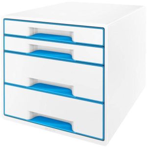Leitz WOW Cube 5213 5213-20-36 Ladebox Wit 4 x DIN A4 Aantal lades: 4