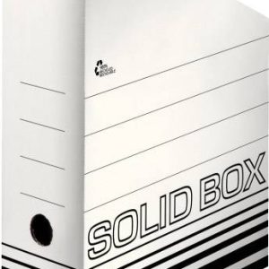 Leitz Solid 4607 4607-00-01 Tijdschriftencassette DIN A4 Wit, Zwart Karton (dun) 1 stuk(s)