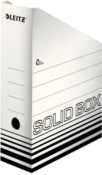 Leitz Solid 4607 4607-00-01 Tijdschriftencassette DIN A4 Wit, Zwart Karton (dun) 1 stuk(s)