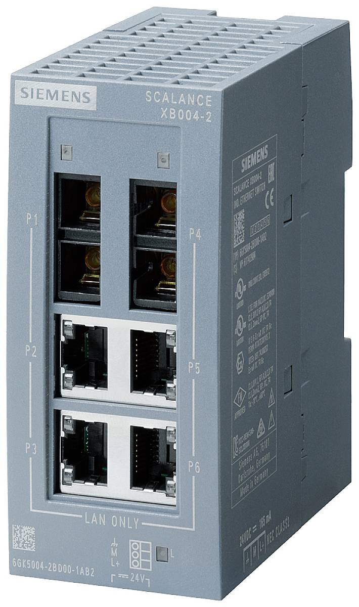 Siemens 6GK50042BD001AB2 6GK5004-2BD00-1AB2 Industrial Ethernet Switch 10 / 100 MBit/s