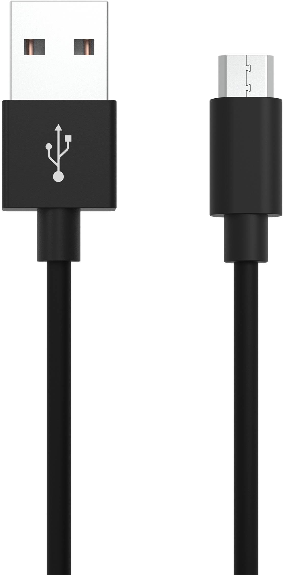 Ansmann 1700-0077 USB-kabel USB 2.0 USB-A stekker, USB-micro-B stekker 2.00 m Zwart Aluminium-stekker, TPE-mantel