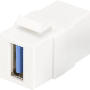 Digitus DN-93404 USB 3.2 Gen 1 inbouwmodule (USB 3.0) Keystone 1 stuk(s) Digitus DN-93404 USB 3.2 Gen 1 inbouwmodule (USB 3.0) Keystone 1 stuk(s)