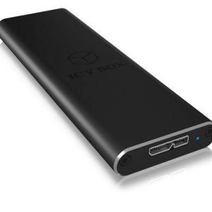 ICY BOX IB-183M2, Ext.-Gehäuse, 1x M.2 SATA SSD zu USB 3.0 Host, Aluminium, schwarz M.2 SSD-behuizing USB-A 3.0 5 GBit/s ICY BOX IB-183M2, Ext.-Gehäuse, 1x M.2 SATA SSD zu USB 3.0 Host, Aluminium, schwarz M.2 SSD-behuizing USB-A 3.0 5 GBit/s