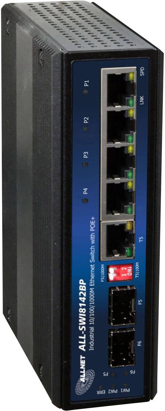 Allnet 134037 ALL-SWI8142BP Netwerk switch 5 poorten
