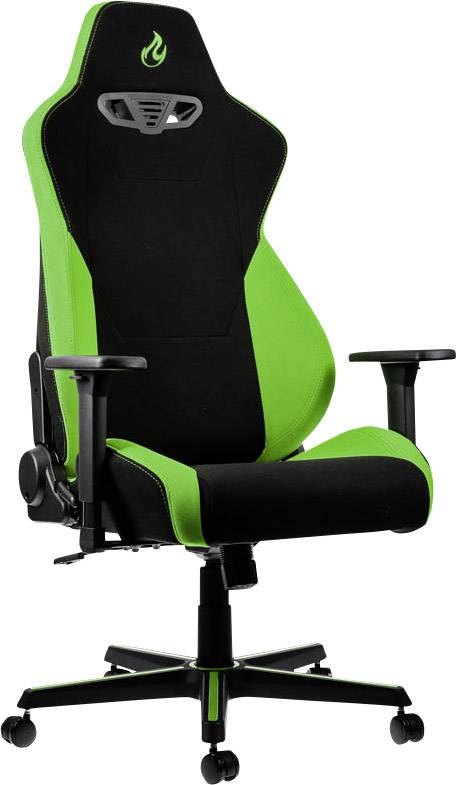 Nitro Concepts S300 Atomic Green Gaming stoel Zwart, Groen