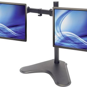 Manhattan 461559 Monitorvoet Aantal monteerbare displays: 2 Display(s) 33,0 cm (13″) – 81,3 cm (32″) Zwart In hoogte ver