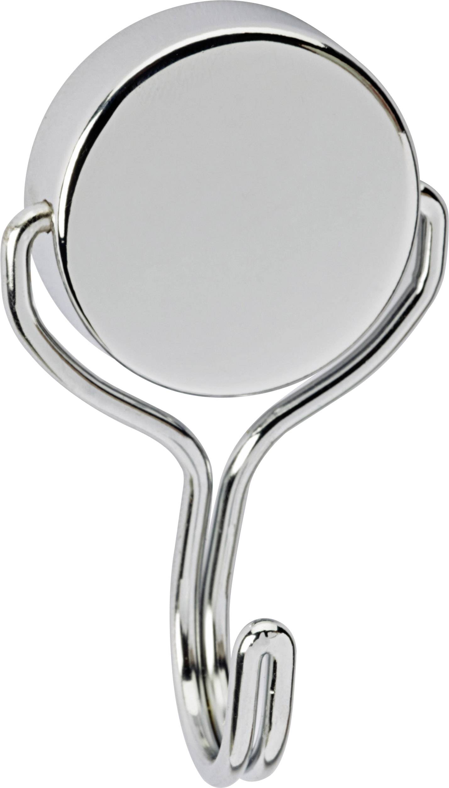 Maul Neodymium magneet MAUL (Ø x h) 38.5 mm x 55 mm Rond, Met haak Zilver 1 stuk(s) 6155696