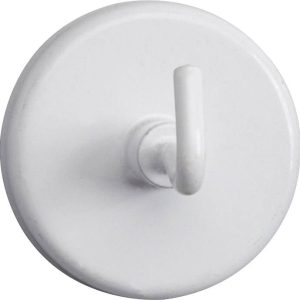 Maul Magneet (Ø x h) 36 mm x 36 mm Rond, Met haak Wit 5 stuk(s) 6158002 Maul Magneet (Ø x h) 36 mm x 36 mm Rond, Met haak Wit 5 stuk(s) 6158002
