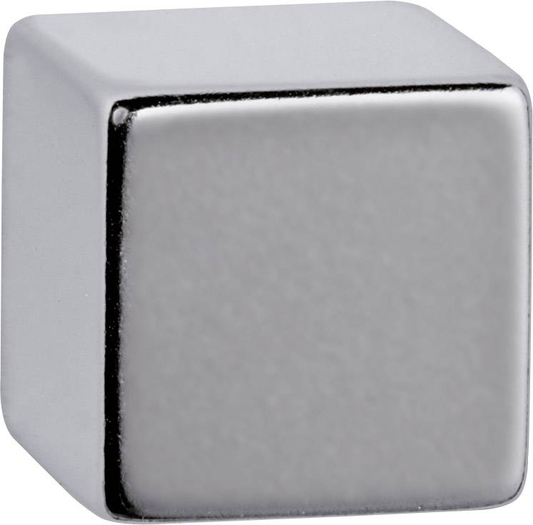 Maul Neodymium magneet JAKOB MAUL - MAUL 6169396, Tafelmagnet, Nickel, Nickel, 15 mm, 15 mm, 15 mm (b x h x d) 15 x 15 x