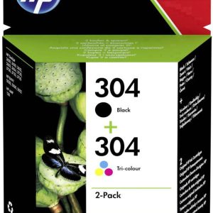 HP 304 Inktcartridge Combipack Origineel Zwart, Cyaan, Magenta, Geel 3JB05AE Inkt