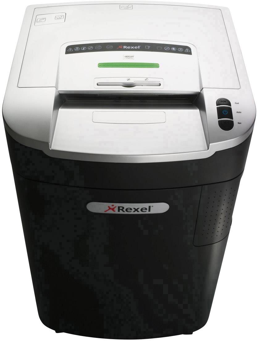 Rexel Mercury RLX20 Papierversnipperaar 22 vellen Cross cut 4 x 40 mm P-4 115 l Ook geschikt voor Paperclips, Nietjes, C
