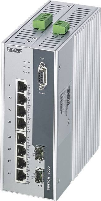 Phoenix Contact 1026923 FL SWITCH 4000T-8POE-2SFP Industrial Ethernet Switch