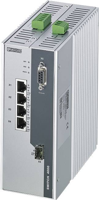 Phoenix Contact 1026924 FL SWITCH 4000T-4POE-SFP Industrial Ethernet Switch