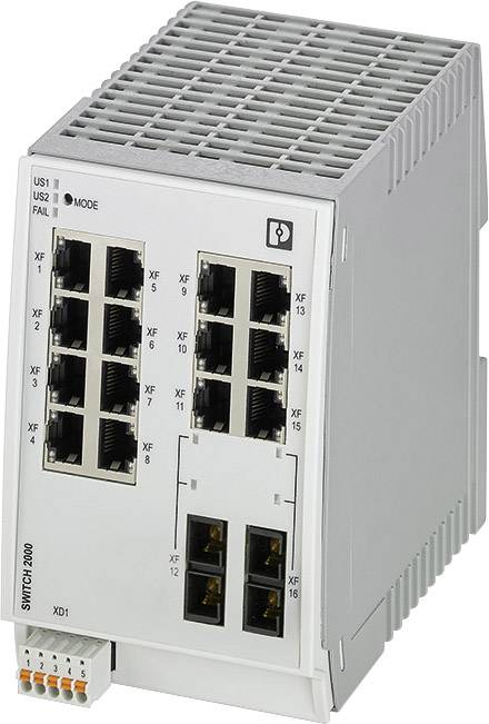 Phoenix Contact 2702905 FL SWITCH 2214-2FX Industrial Ethernet Switch