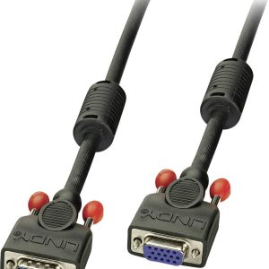 LINDY 36392 VGA-kabel VGA Verlengkabel VGA-stekker 15-polig, VGA-bus 15-polig 1.00 m Zwart
