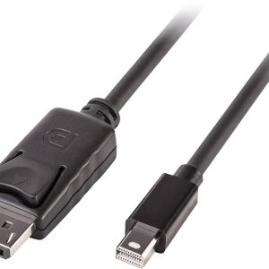 LINDY 41646 DisplayPort-kabel Mini-displayport / DisplayPort Adapterkabel Mini DisplayPort-stekker, DisplayPort-stekker