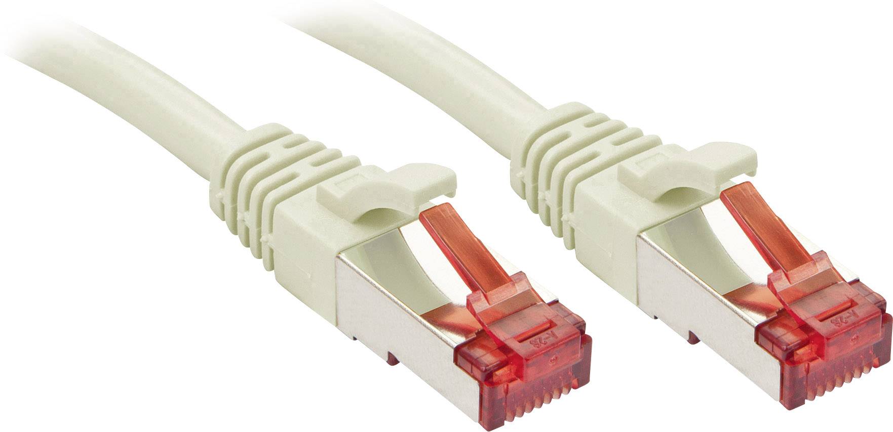 LINDY 47704 RJ45 Netwerkkabel, patchkabel CAT 6 S/FTP 2.00 m Grijs Snagless 1 stuk(s)
