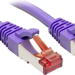 LINDY 47821 RJ45 Netwerkkabel, patchkabel CAT 6 S/FTP 0.50 m Violet Snagless 1 stuk(s) LINDY 47821 RJ45 Netwerkkabel, patchkabel CAT 6 S/FTP 0.50 m Violet Snagless 1 stuk(s)
