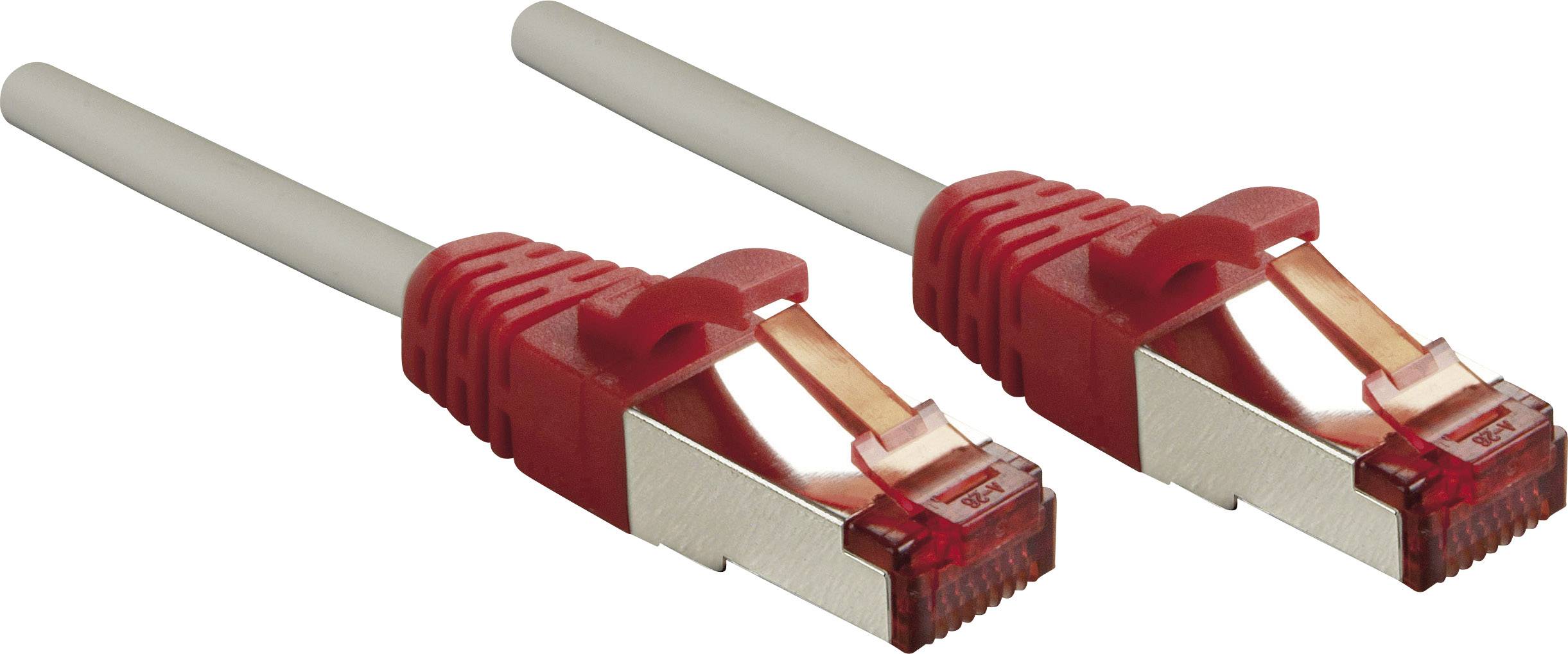 LINDY 47839 RJ45 Netwerkkabel, patchkabel CAT 6 S/FTP 3.00 m Grijs Snagless 1 stuk(s)