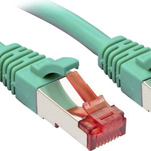 LINDY 47753 RJ45 Netwerkkabel, patchkabel CAT 6 S/FTP 10.00 m Groen Snagless 1 stuk(s)