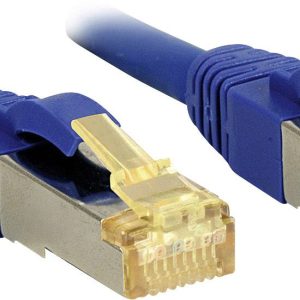 LINDY 47277 RJ45 Netwerkkabel, patchkabel CAT 6a (losse kabel CAT 7) S/FTP 1.00 m Blauw Snagless 1 stuk(s) LINDY 47277 RJ45 Netwerkkabel, patchkabel CAT 6a (losse kabel CAT 7) S/FTP 1.00 m Blauw Snagless 1 stuk(s)