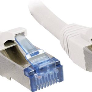 LINDY 47191 RJ45 Netwerkkabel, patchkabel CAT 6A S/FTP 0.50 m Wit Snagless 1 stuk(s) LINDY 47191 RJ45 Netwerkkabel, patchkabel CAT 6A S/FTP 0.50 m Wit Snagless 1 stuk(s)