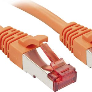 LINDY 47806 RJ45 Netwerkkabel, patchkabel CAT 6 S/FTP 0.50 m Oranje Snagless 1 stuk(s) LINDY 47806 RJ45 Netwerkkabel, patchkabel CAT 6 S/FTP 0.50 m Oranje Snagless 1 stuk(s)