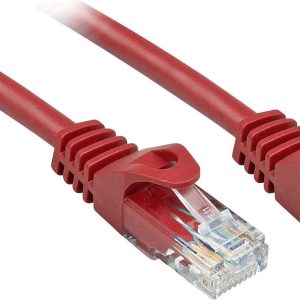 LINDY 48180 RJ45 Netwerkkabel, patchkabel CAT 6 U/UTP 0.30 m Rood Snagless 1 stuk(s) LINDY 48180 RJ45 Netwerkkabel, patchkabel CAT 6 U/UTP 0.30 m Rood Snagless 1 stuk(s)